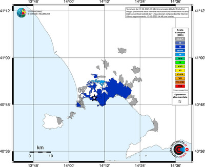 Mappa EMS - territori località