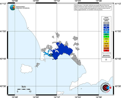 Mappa EMS - territori località