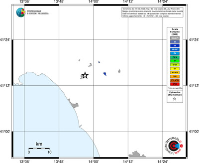 Mappa EMS - territori località