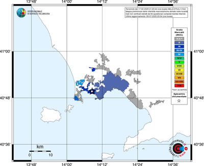 Mappa MCS - territori delle località