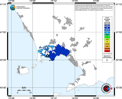 Mappa EMS - territori località