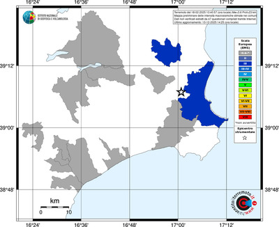 Mappa EMS - territori comuni