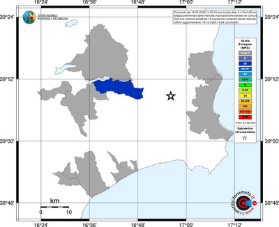 Mappa EMS - territori comuni