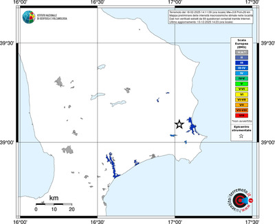 Mappa EMS - territori località