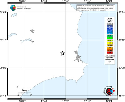 Mappa EMS - territori località