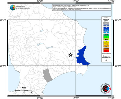 Mappa EMS riferita ai limiti comunali