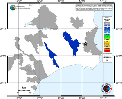 Mappa EMS - territori comuni