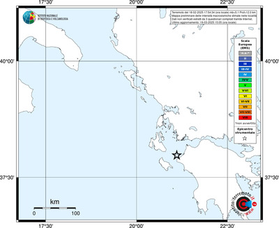 Mappa EMS - territori delle località