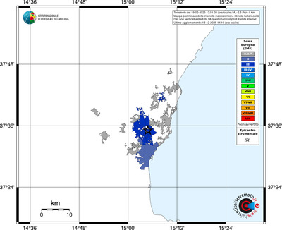 Mappa EMS - territori località