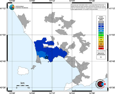 Mappa EMS - territori comuni