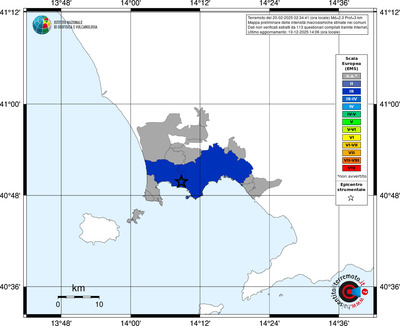 Mappa EMS - territori comuni