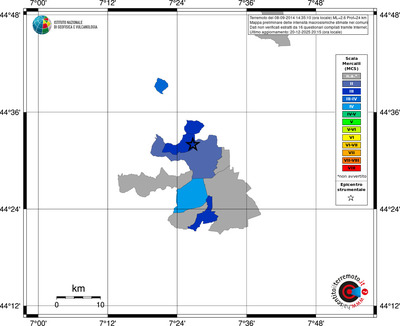 Mappa MCS - territori comuni
