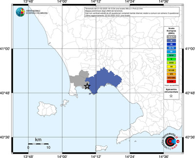 Mappa EMS riferita ai limiti comunali