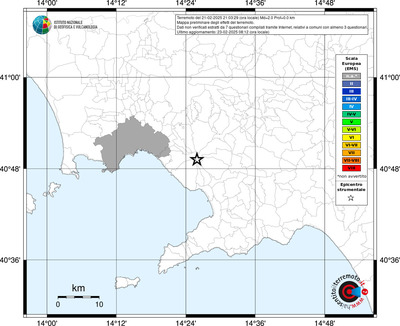 Mappa EMS riferita ai limiti comunali