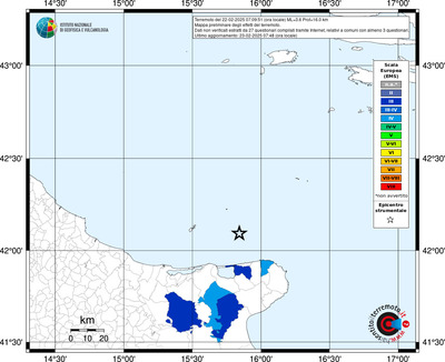 Mappa EMS riferita ai limiti comunali