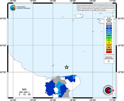 Mappa EMS - territori comuni