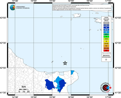 Mappa MCS riferita ai limiti comunali