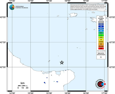 Mappa EMS - territori località