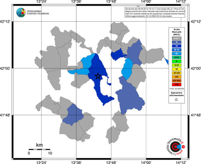 Mappa MCS - territori comuni