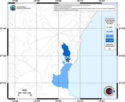 Mappa territorio comunale con almeno 3 questionari