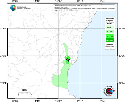 Mappa territorio comunale con almeno 3 questionari