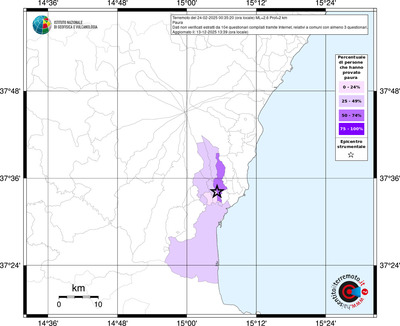 Mappa territorio comunale con almeno 3 questionari