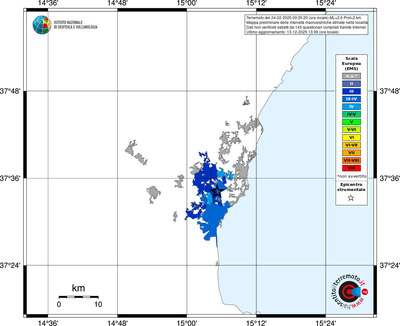 Mappa EMS - territori località