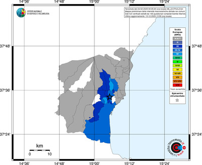 Mappa EMS - territori comuni