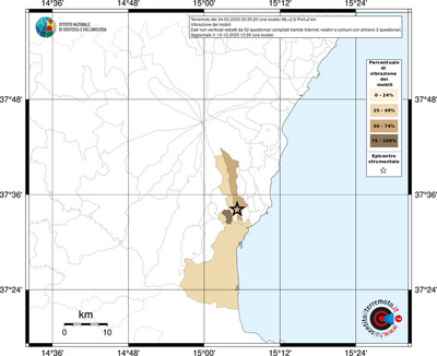 Mappa territorio comunale con almeno 3 questionari
