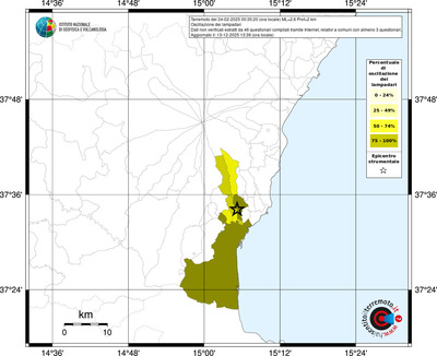 Mappa territorio comunale con almeno 3 questionari