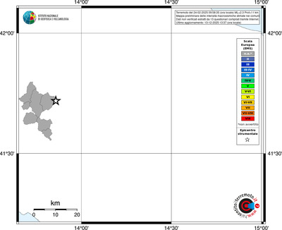 Mappa EMS - territori comuni