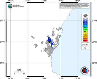 Mappa EMS - territori località