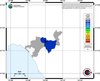 Mappa EMS - territori comuni