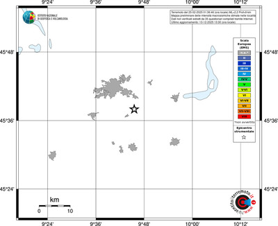 Mappa EMS - territori località