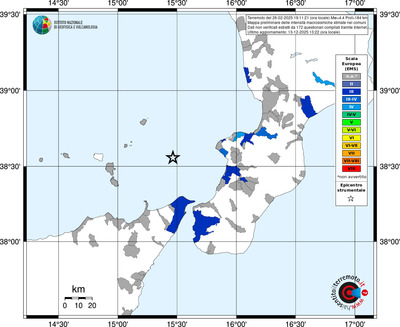 Mappa EMS - territori comuni