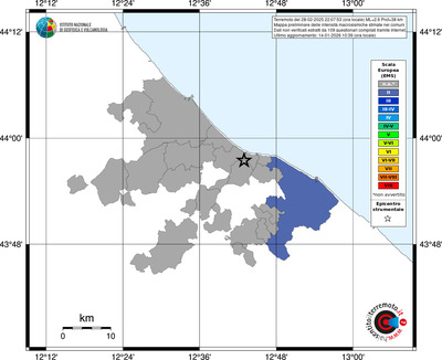 Mappa EMS - territori comuni