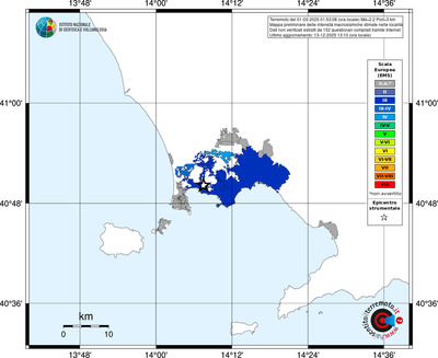 Mappa EMS - territori località