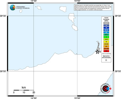 Mappa EMS - territori località