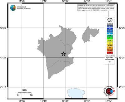 Mappa EMS - territori comuni