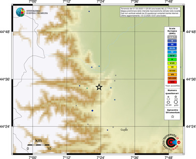 Mappa EMS - località