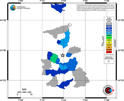 Mappa EMS - territori comuni