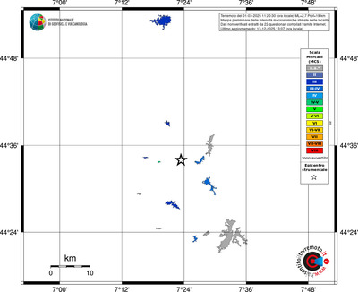 Mappa MCS - territori località