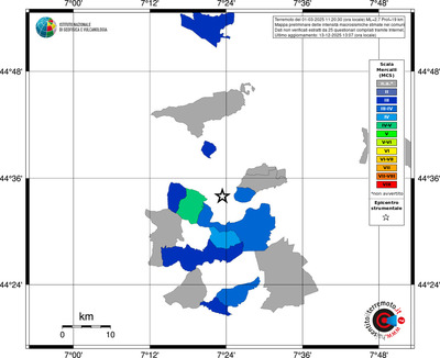 Mappa MCS - territori comuni