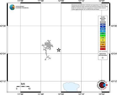 Mappa MCS - territori località