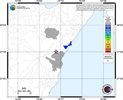 Mappa EMS - territori comunali