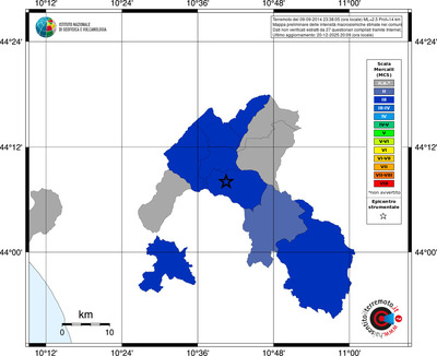 Mappa MCS - territori comuni