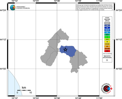 Mappa MCS - territori comuni