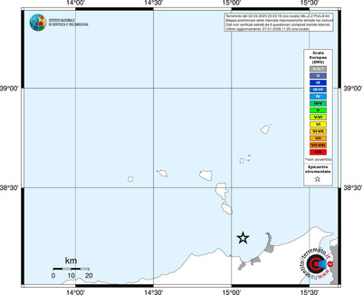 Mappa EMS - territori comuni