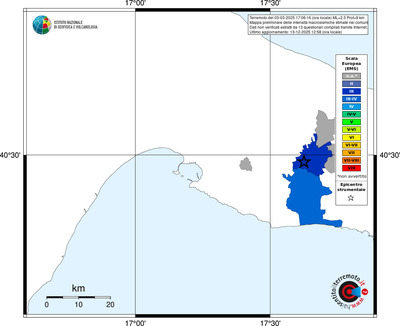 Mappa EMS - territori comuni