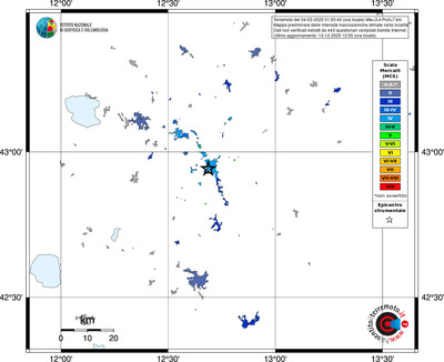 Mappa MCS - territori località